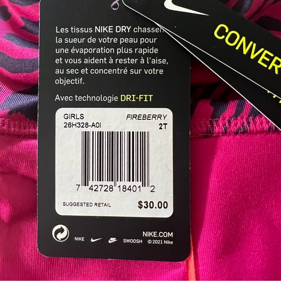 Nike Girl's Dri-FIT Leggings - Picture 4 of 5